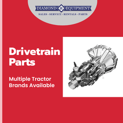 “Selection of OEM and aftermarket drivetrain parts, including transmissions, clutches, and axles, at Diamond R Equipment.”