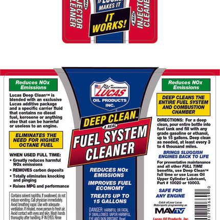 Deep Clean Fuel System Cleaner 5.25 FL OZ