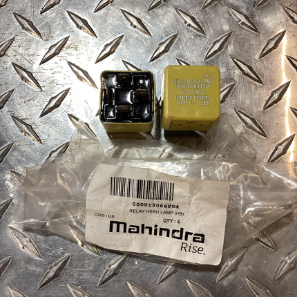 Mahindra Head Lamp Relay, 000013066P04