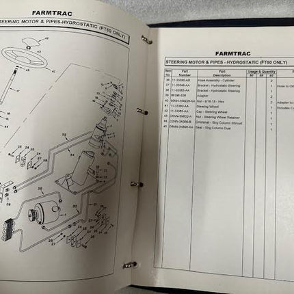 FARMTRAC PARTS CATALOG 50/55/60