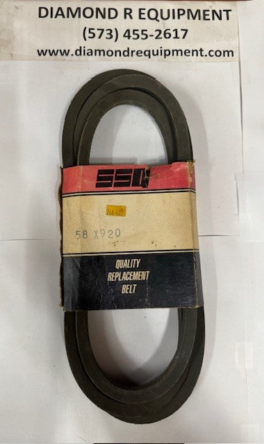 58X920 Replacement Belt V Belt