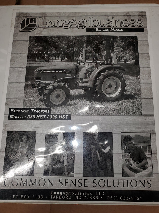 Farmtrac Long 330/390 HST Manual