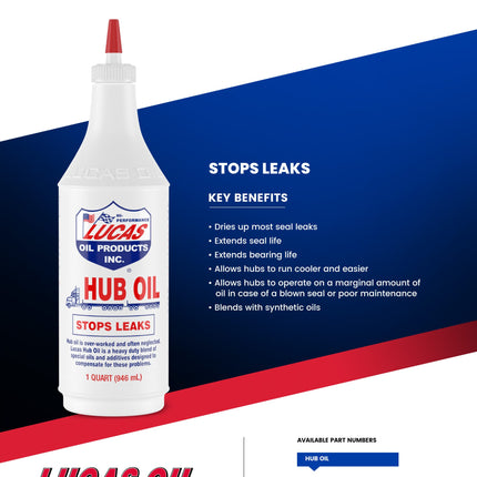 Lucas Hub Oil 1 QT