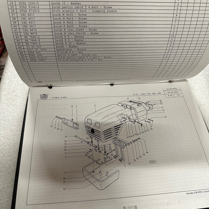 UTB 68 HP 2 WHEEL DRIVE PARTS CATALOG MONTANA