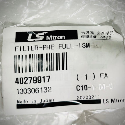 LS Tractor Pre-Fuel Filter 40279917