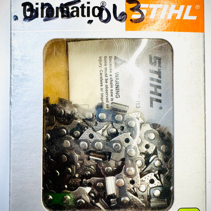 Stihl 16" Chain, .325 63G Rapid Micro Comfort 3, 26RM3 62, 36890050062