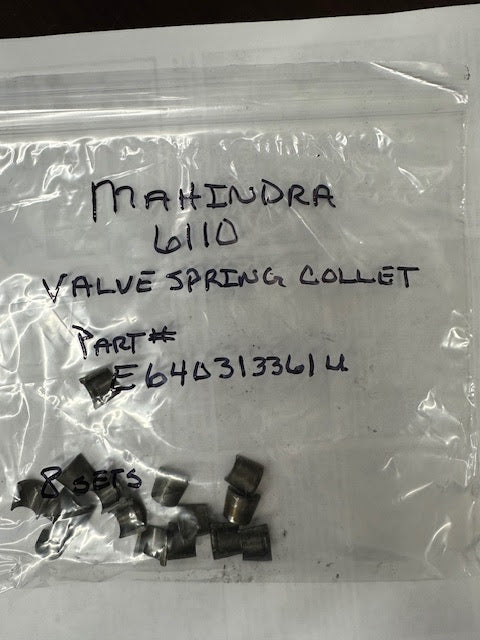 MAHINDRA VALVE SPRING COLLET USED, E640313361U