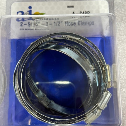 2 9/16" to 3 1/2" Hose Clamps C48P (10 pieces)