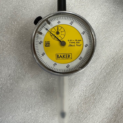 BAKER 0.01mm Graduation Dial Indicator Gauge