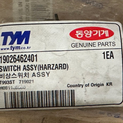 TYM / MAHINDRA SWITCH ASSEMBLY HARZARD, 19026462401