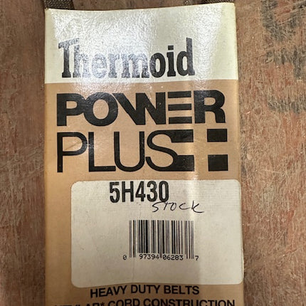 5H430 THERMOID POWER PLUS HEAVY DUTY BELT, 5H430