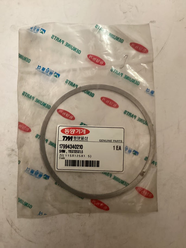 TYM/MAHINDRA TRACTOR SHIM 115X125X1.5, 17994340210