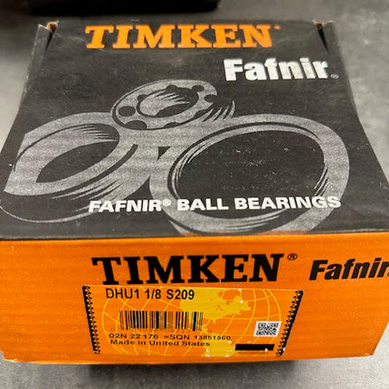 TIMKEN BALL BEARING DHU1 1/8 S209