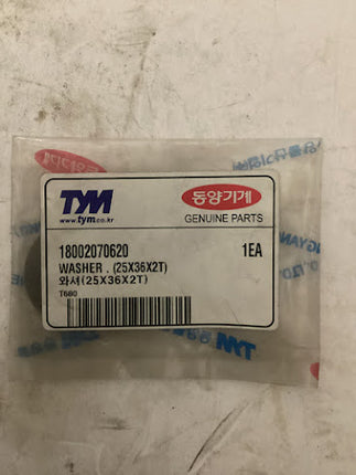 TYM/MAHINDRA TRACTOR WASHER (25X36X2T)