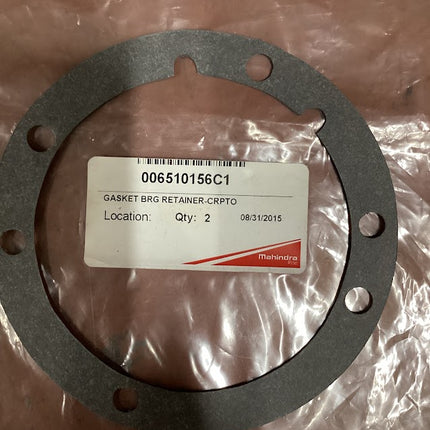 Mahindra Bearing Retainer Gasket 006510156C1