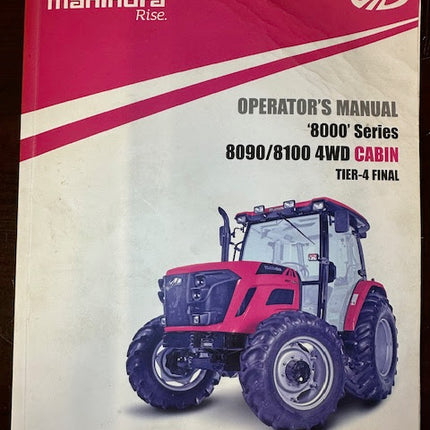 Mahindra Operator's Manual, 8000 Series