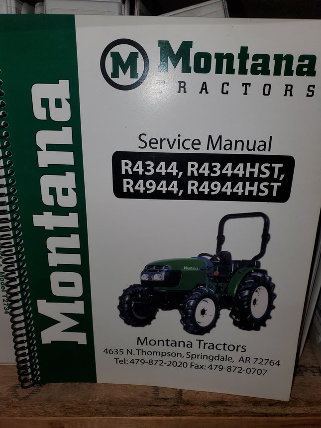 Montana Service Manual R4344, R4344 HST, R4944, R4944HST