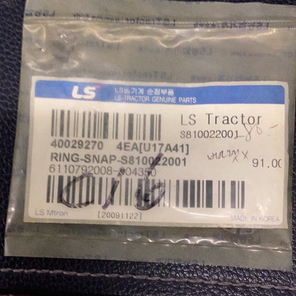 LS TRACTOR RING SNAP, 40029270